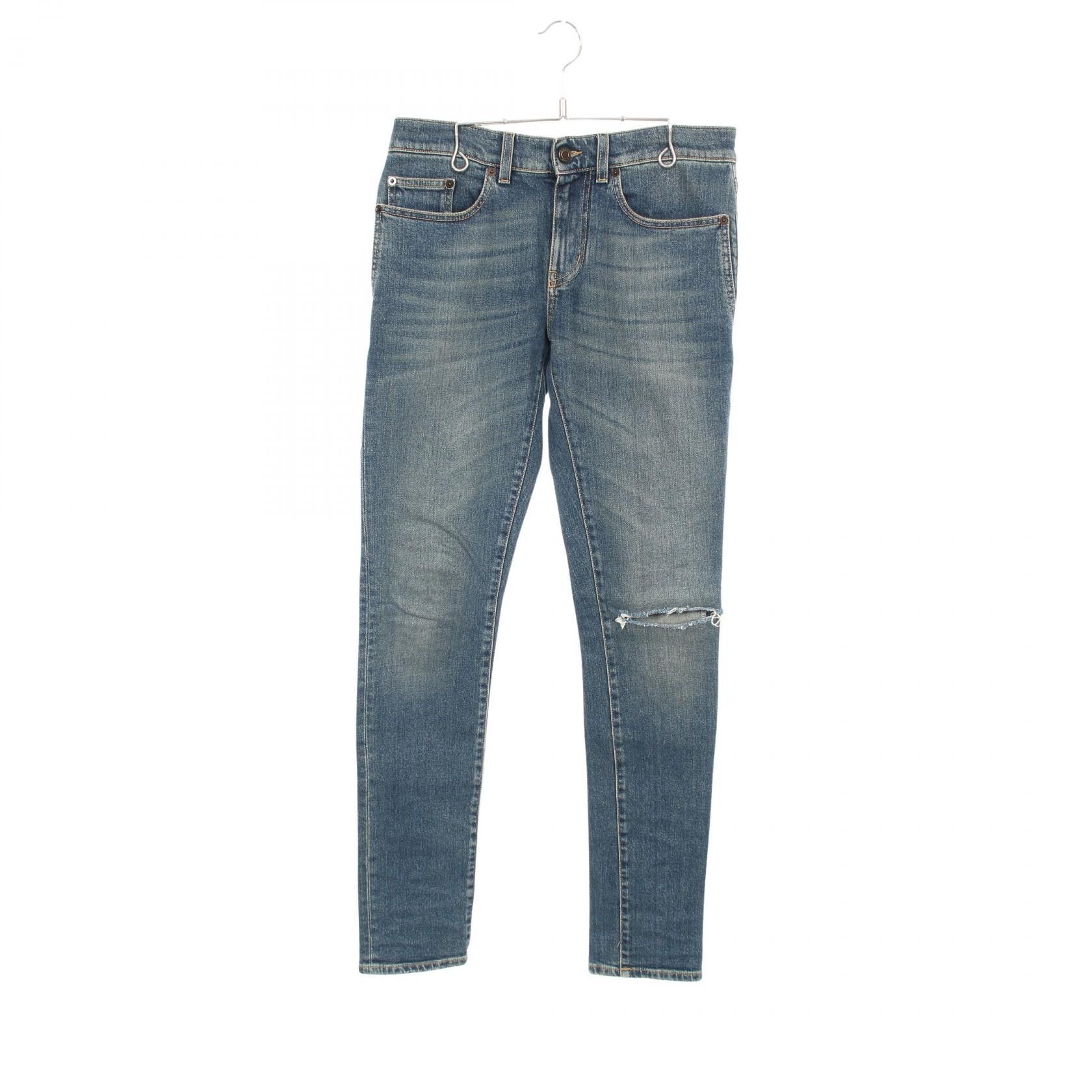Other Other Saint Laurent Paris Cotton Denim Pants Textile Jeans DUTY FREE for USA Size ONE SIZE - 1 Thumbnail