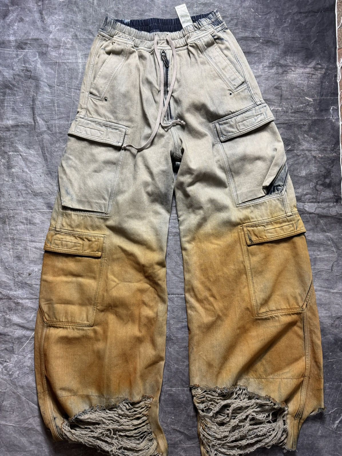 Rick Owens Rick Owens Drkshdw Double Cargo Belas in Sky Orange Degrade Size US 34 / EU 50 - 1 Thumbnail