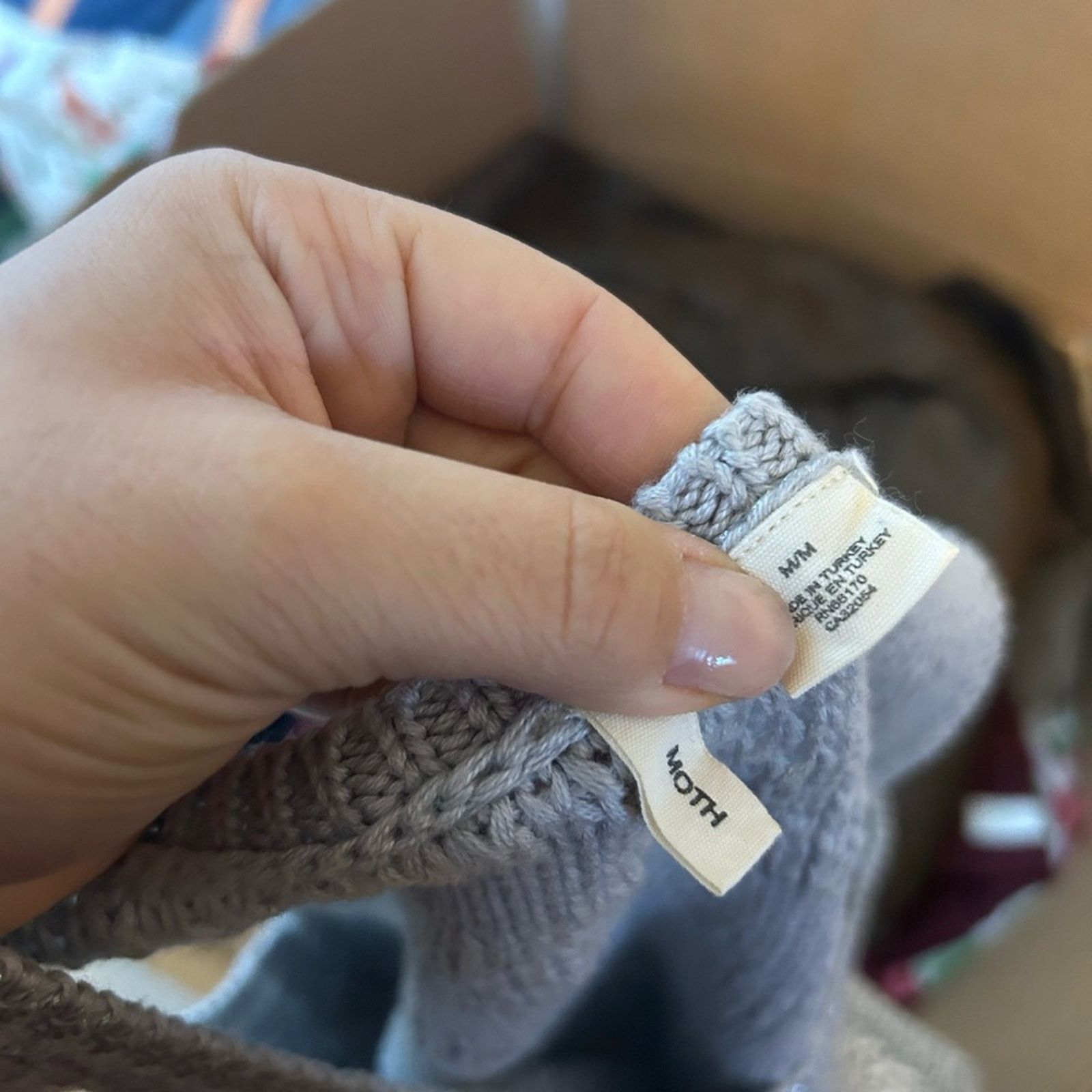 Anthropologie Moth For Anthropologie Silver Metallic Knit Sweater Tank Size M / US 6-8 / IT 42-44 - 4 Thumbnail