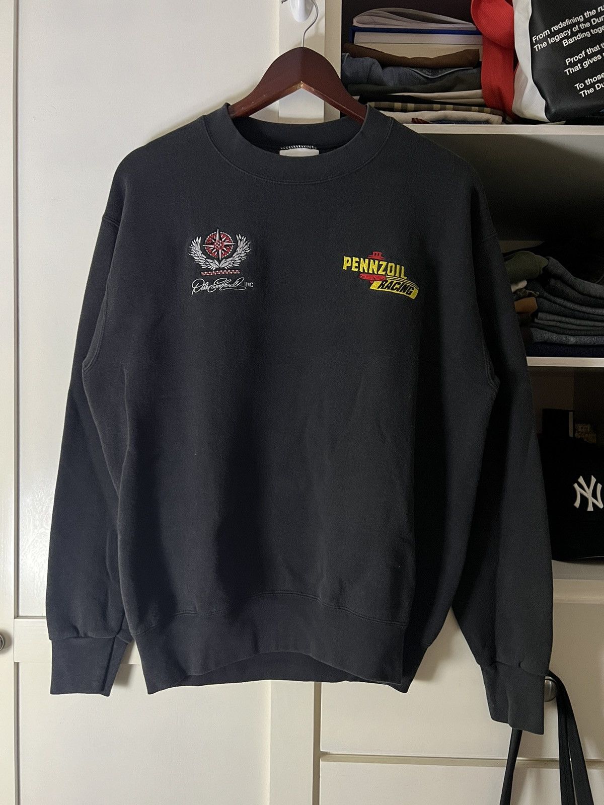 Chase Authentics Vintage Dale Earnhardt Racing Faded Crewneck Sweater Size US M / EU 48-50 / 2 - 1 Thumbnail