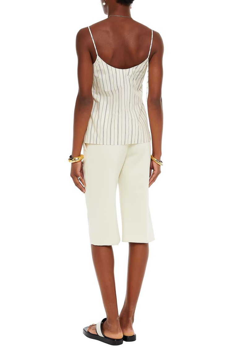 Chloe o1y0825 Striped Blouse in Ivory Size XS / US 0-2 / IT 36-38 - 3 Thumbnail