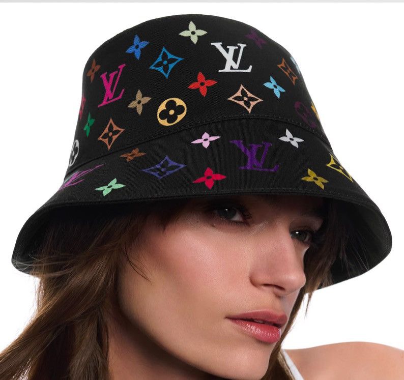 Louis Vuitton × Takashi Murakami Louis Vuitton x Takashi Murakami Reversible Superflat Hat Size ONE SIZE - 1 Thumbnail