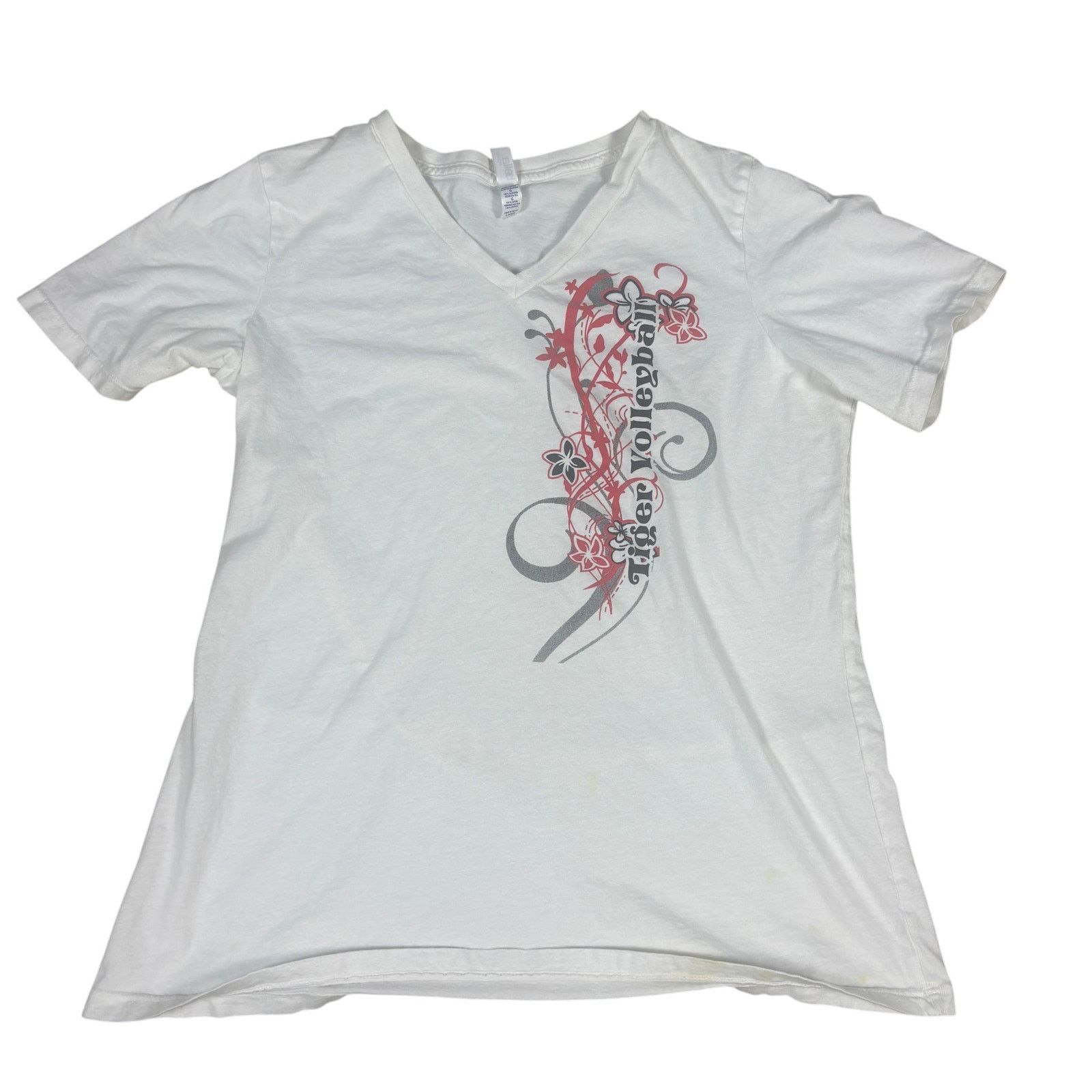 Affliction y2k 2000s affliction style womens tshirt Large floral grunge Size L / US 10 / IT 46 - 1 Thumbnail