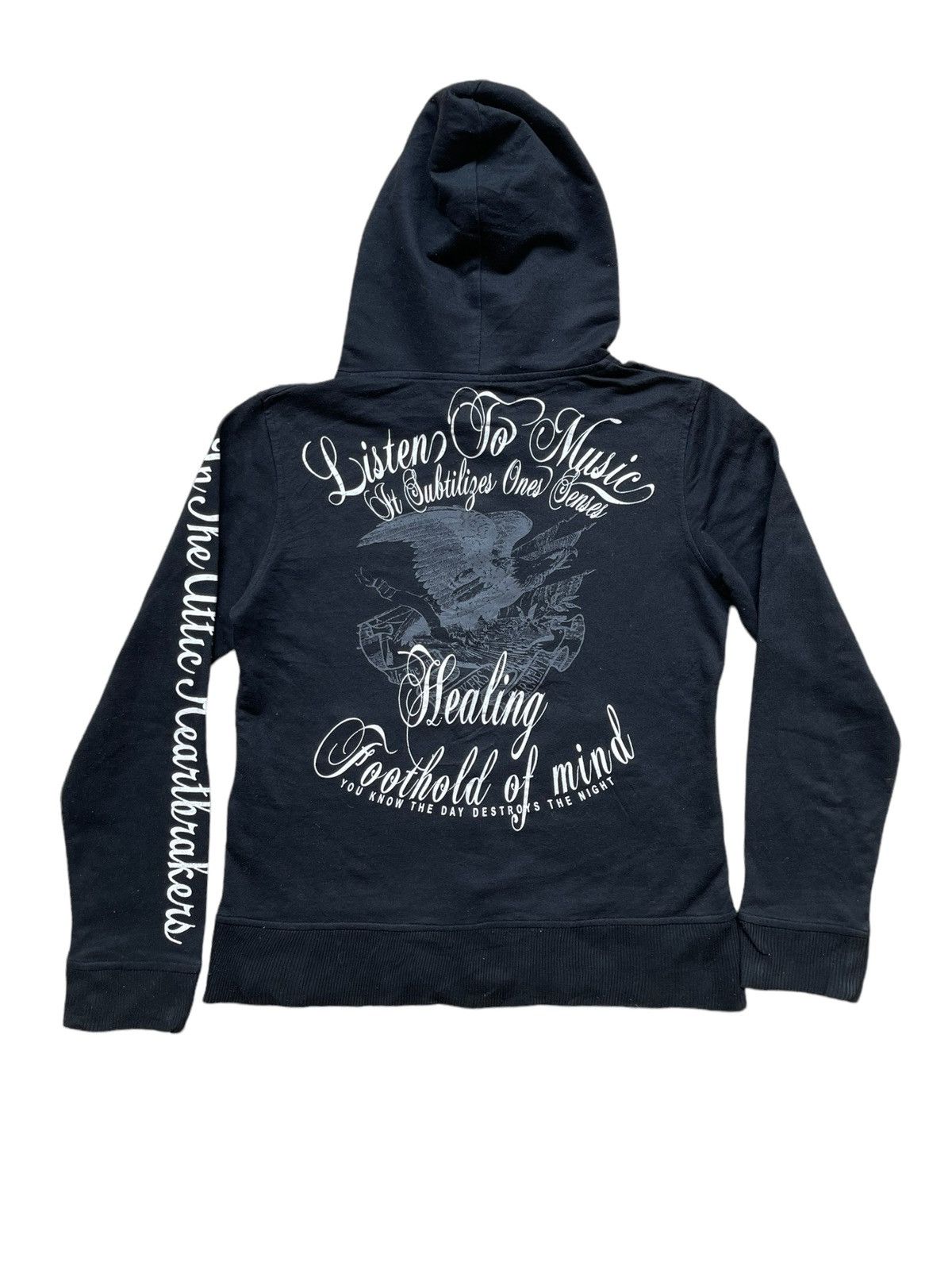 image of If Six Was Nine x In The Attic Y2K In The Attic Ninja Hoodie in Black, Men's (Size Medium)