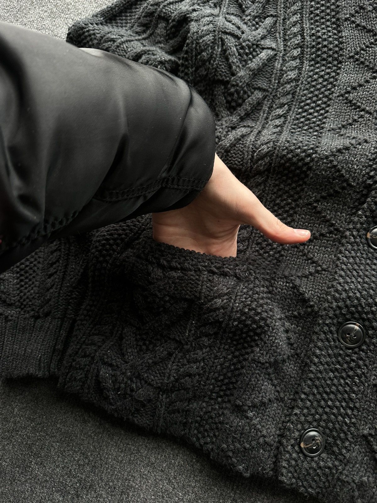 Denim & Supply Ralph Lauren DENIM & SUPPLY 🚨 RALPH LAUREN HEAVY KNIT CARDIGAN BLACK Size US M / EU 48-50 / 2 - 8 Thumbnail