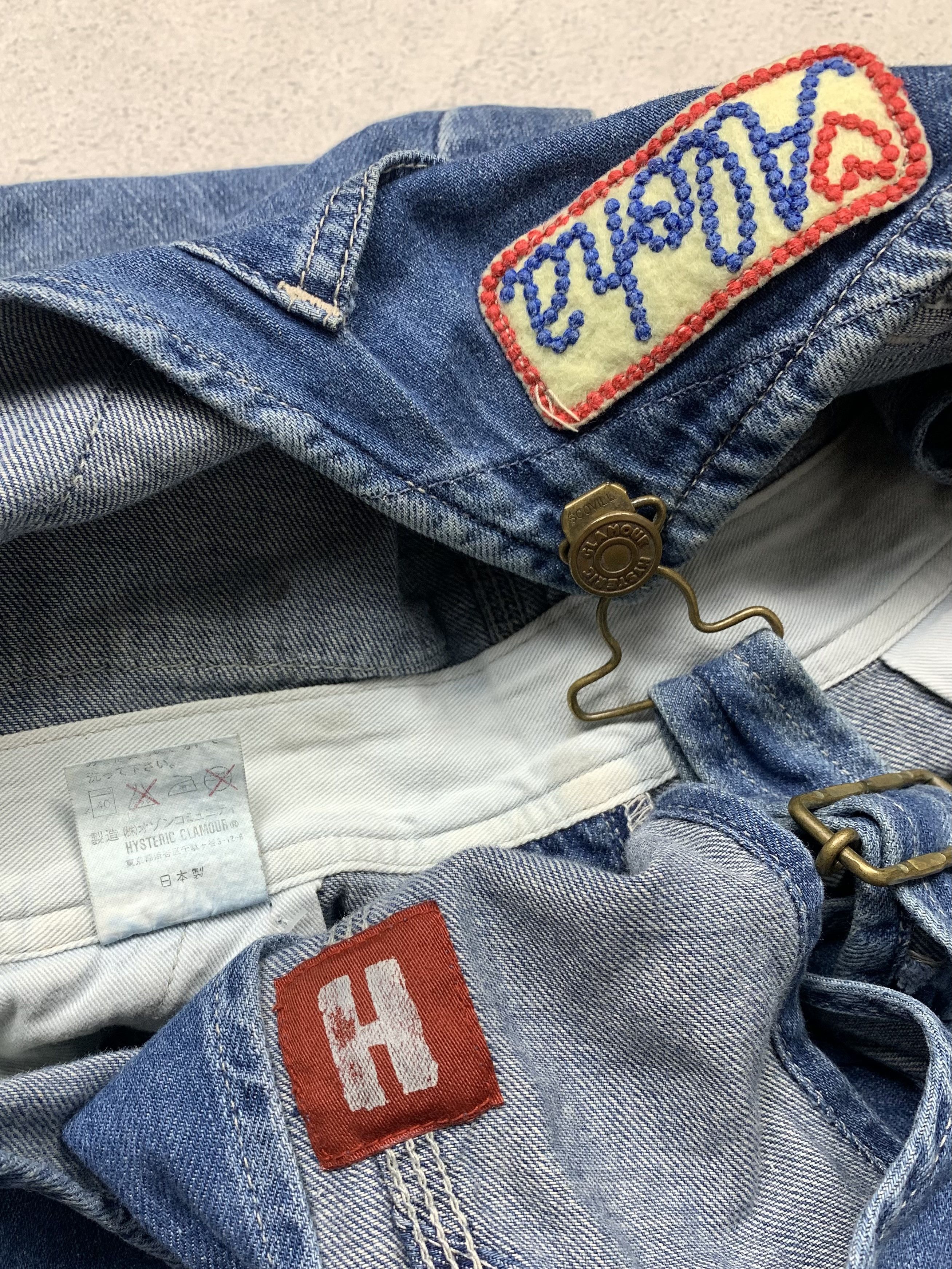 Hysteric Glamour Hysteric Glamour 90s Vintage Denim Overalls Jumpsuit Size US 34 / EU 50 - 4 Thumbnail