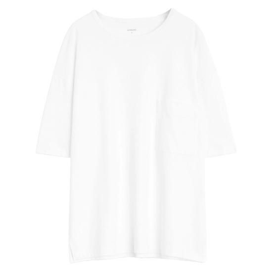 LEMAIRE Men T-Shirts TO1382 LJ1010 WH001 WHITE