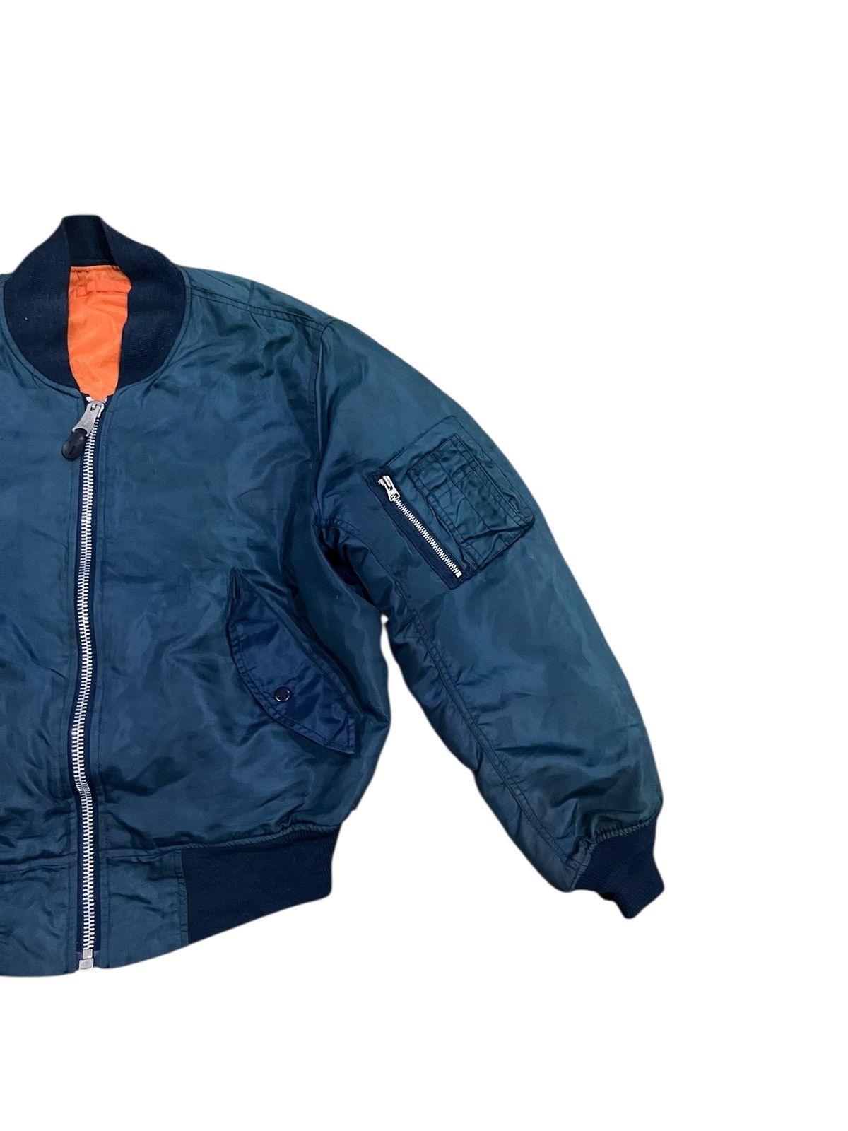 Alpha Industries vintage MA-1 ALPHA INDUSTRIES BOMBERS JAKET Size US M / EU 48-50 / 2 - 3 Thumbnail