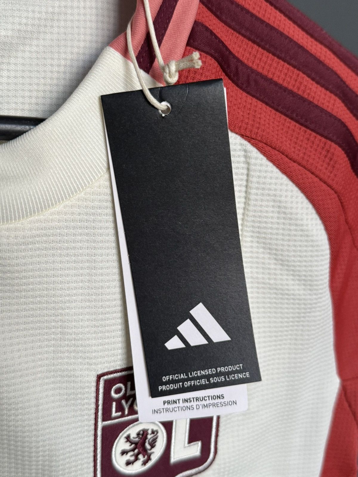 Adidas New Olympique Lyon 24/25 Third Football Jersey T-Shirt Size XS / US 0-2 / IT 36-38 - 8 Thumbnail
