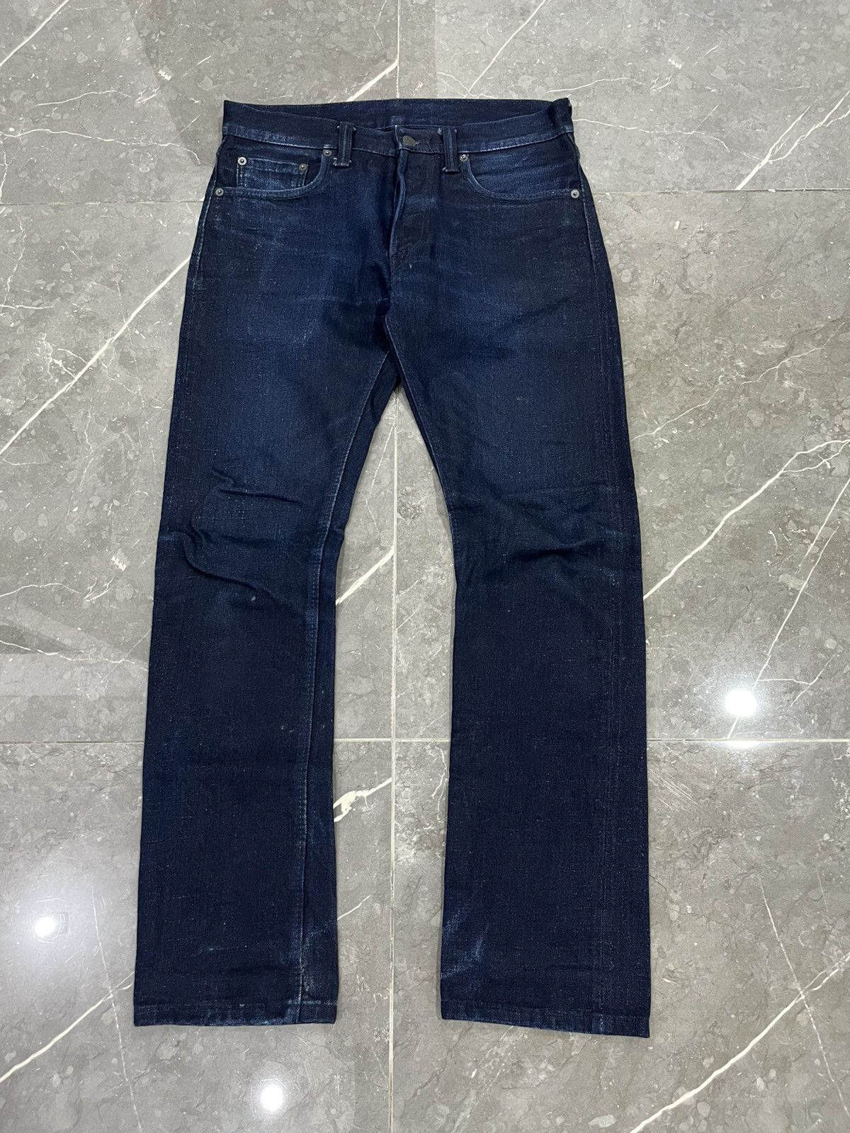 Pure blue japan indigo denim selvedge