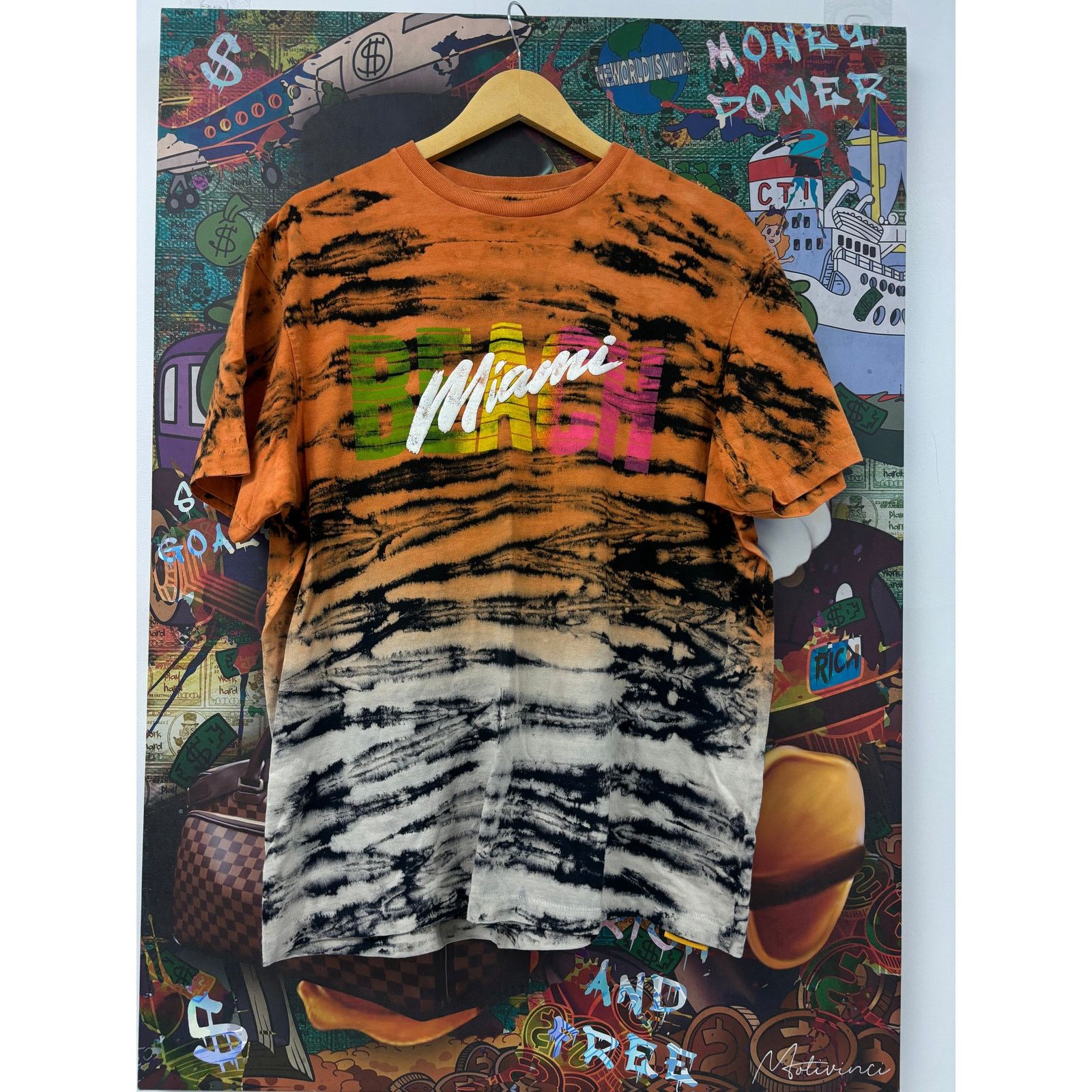 Gallery Dept. Gallery Dept Miami Beach Tie Dye Tee Used Large Size US L / EU 52-54 / 3 - 1 Thumbnail