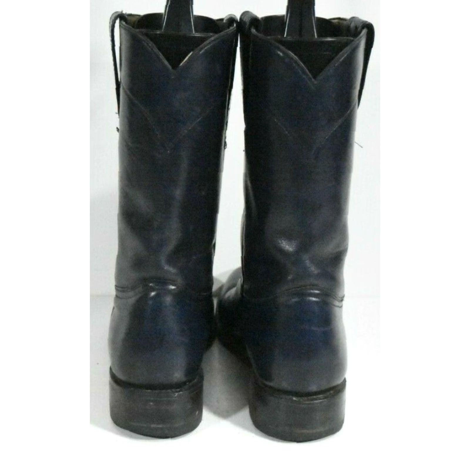 Roper VINTAGE Mahan's Amigo Womens 5.5 USA MEX Dark Navy Blue Round Toe Roper Classic Cowboy Boots Size US 6 / IT 36 - 3 Thumbnail