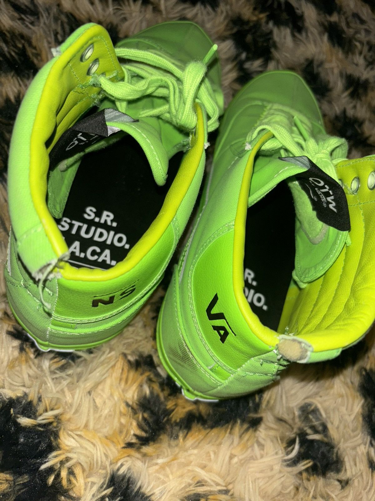 Sterling Ruby × Vans S. R. Studio LA OTW Vans in green Size US 12 / EU 45 - 4 Thumbnail
