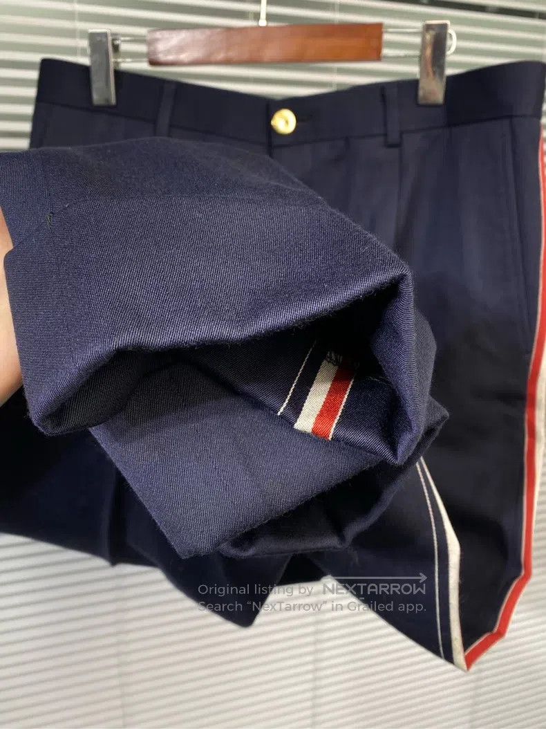 Thom Browne Thom Browne size 5 Navy Wool Casual Trousers Size US 29 - 5 Thumbnail