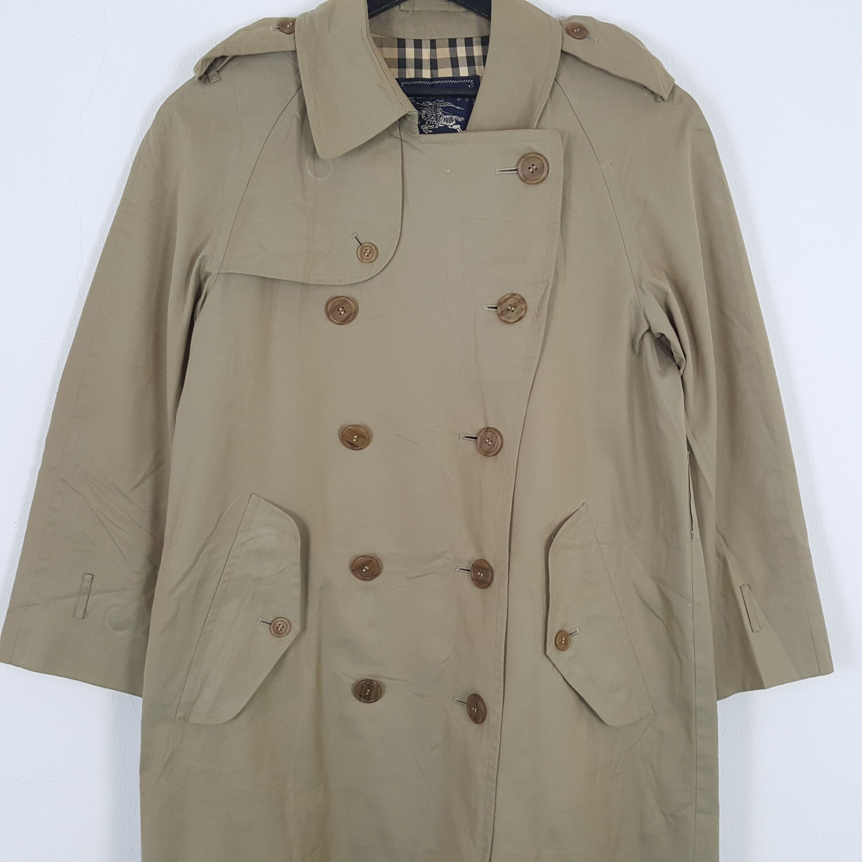 Burberry × Vintage BURBERRYS Luxury Brand Fashion Style Trench Jacket Size US M / EU 48-50 / 2 - 2 Thumbnail