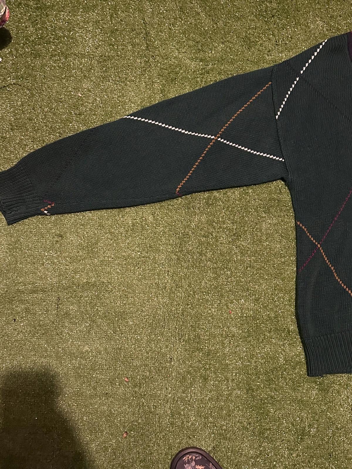 Bachrach Bacharach Men's V-Neck Sweater with Argyle Pattern Size ONE SIZE - 6 Thumbnail