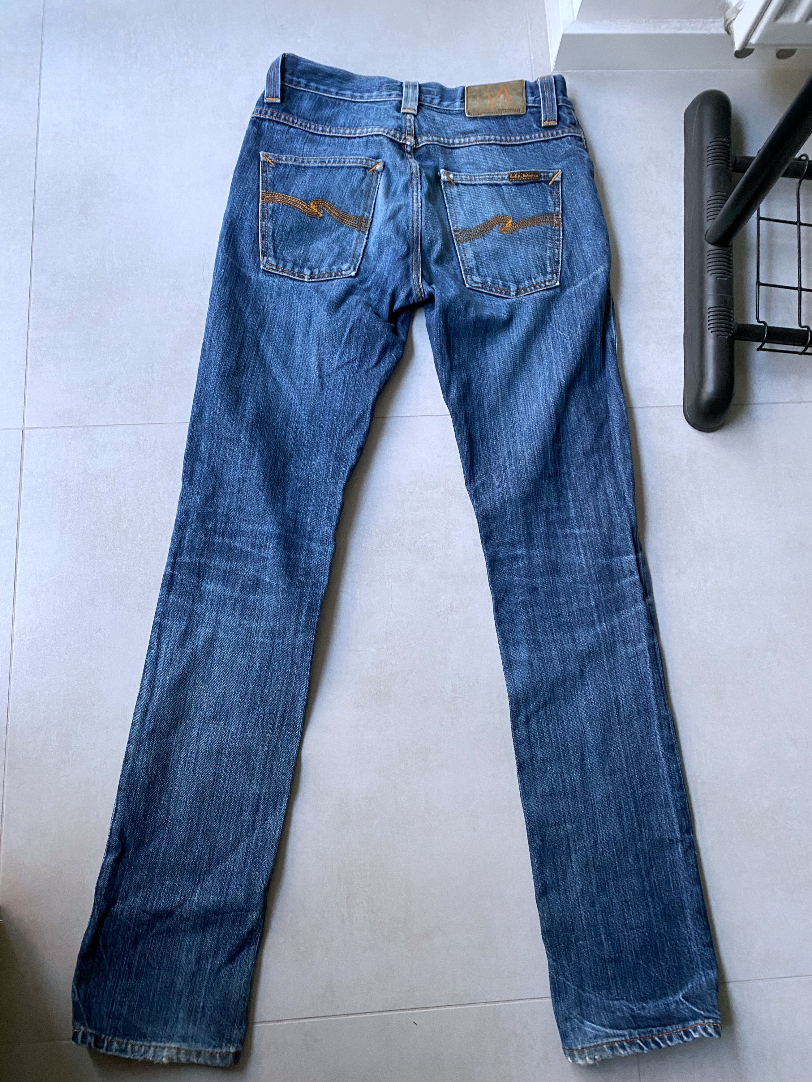 Denime Nudie Jeans Grim Tim Dry Dirt Organic size W 30 L 34 Size US 30 / EU 46 - 1 Thumbnail