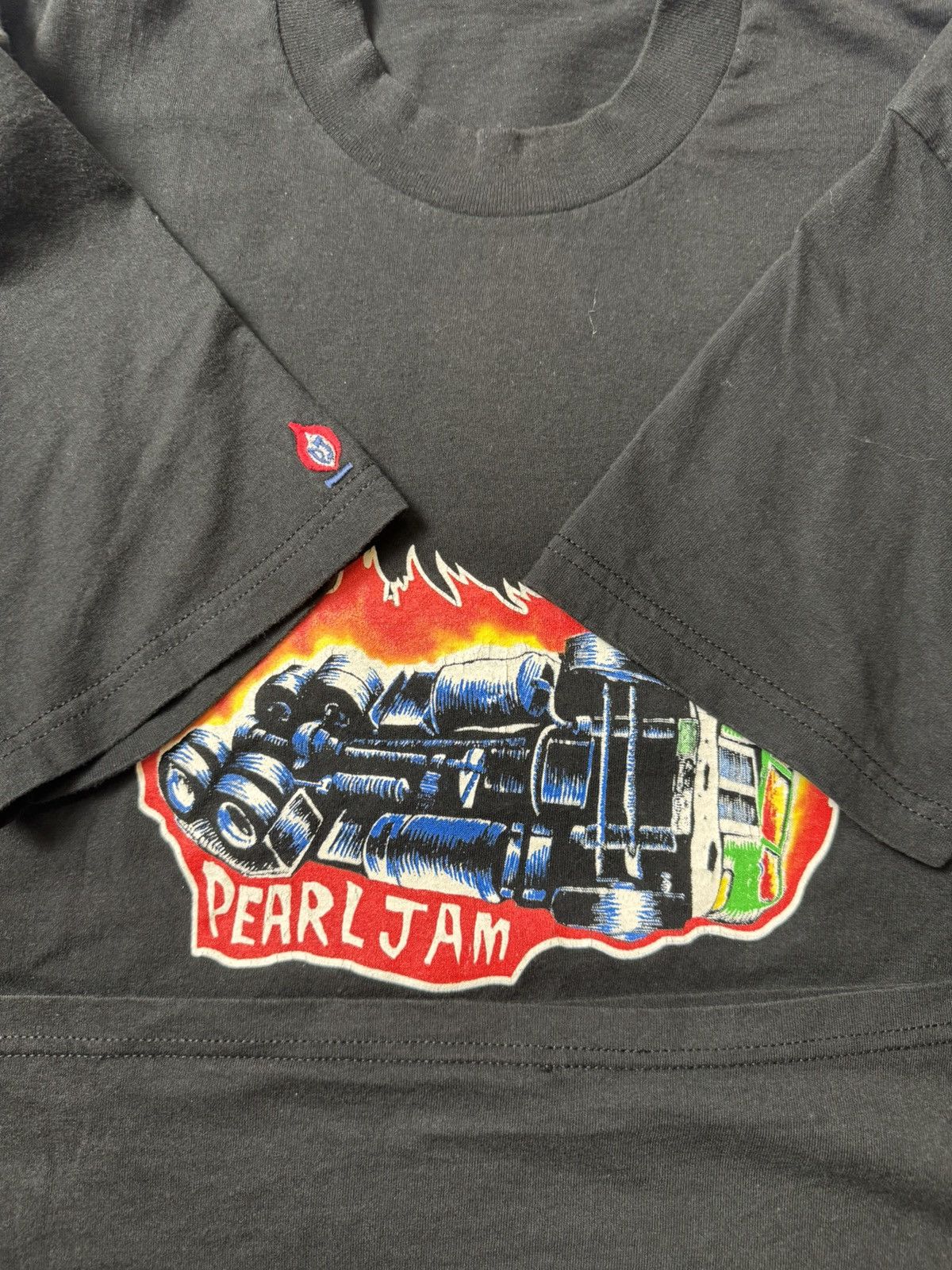 Vintage Vintage Pearl Jam Nightmare Flaming Truck 90’s Size US L / EU 52-54 / 3 - 6 Thumbnail