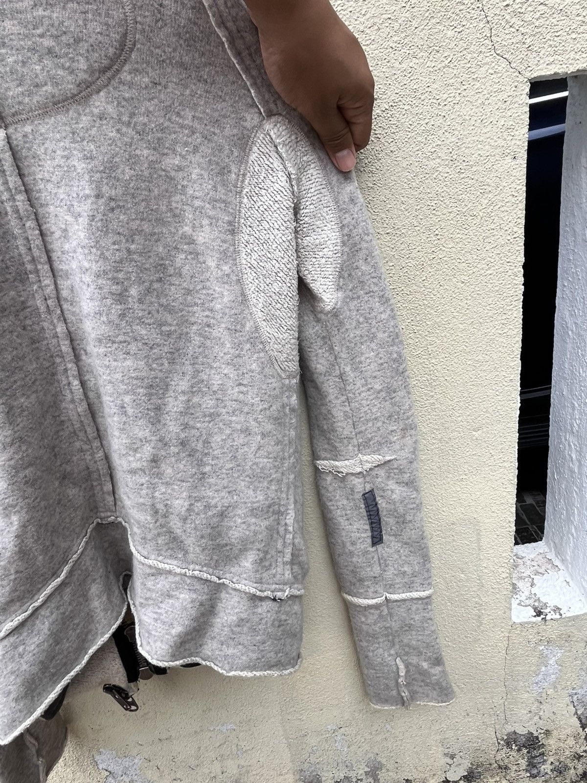 Le Grande Bleu (L.G.B.) Vintage bono-16 light jacket grey cotton blend asymmetrical Size US S / EU 44-46 / 1 - 20 Thumbnail
