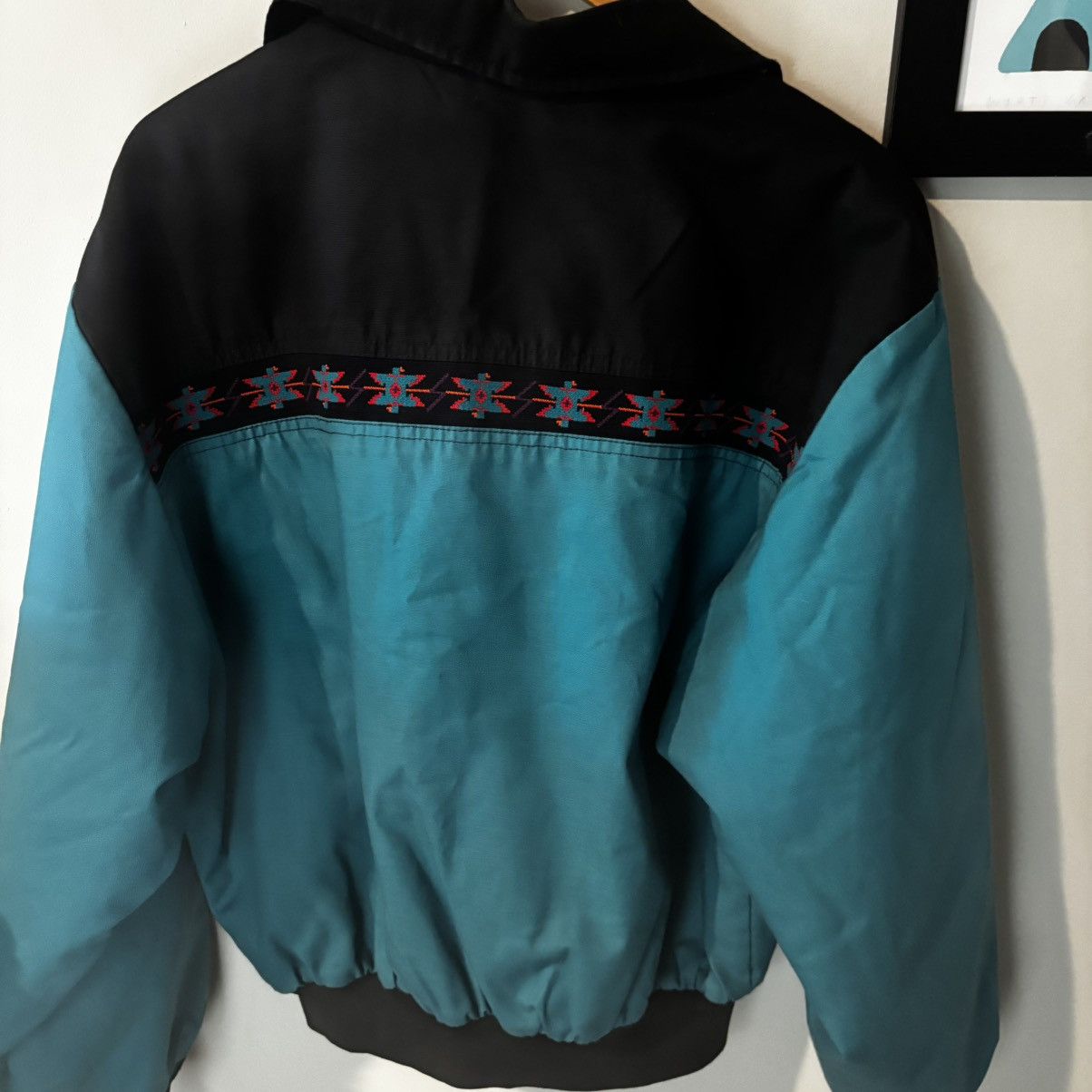 Vintage Vintage Western Frontier Turquoise Aztec Jacket Size US L / EU 52-54 / 3 - 3 Thumbnail