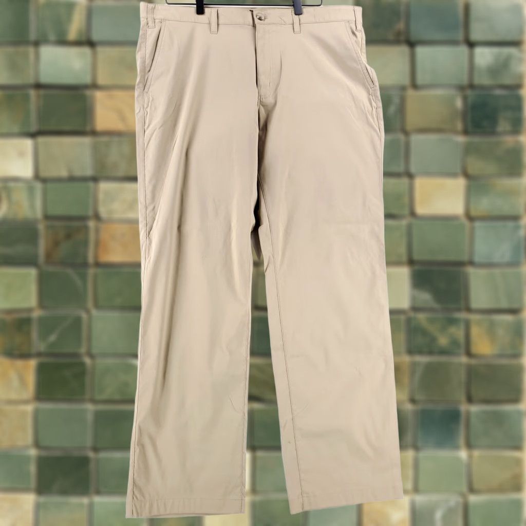 Eddie Bauer Eddie Bauer First Ascent Performance Pants Tan Mens 40 x 32 Regular Chino Pants Mens Size US 40 / EU 56 - 1 Thumbnail