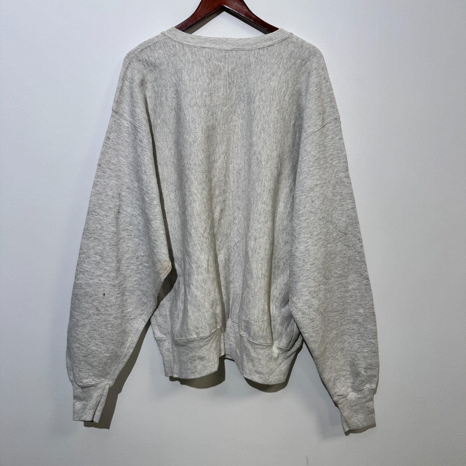 Lee Lee Unisex Gray Cotton Crewneck Size XXL Regular Fit Size US XXL / EU 58 / 5 - 9 Thumbnail