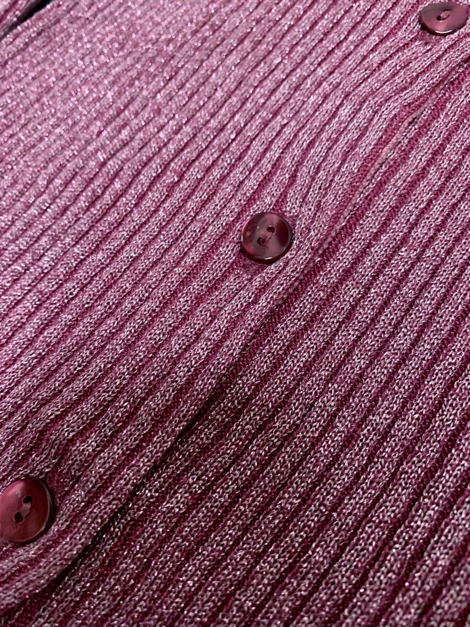Jean Paul Gaultier Slim Ribbed Knit Cardigan Size M / US 6-8 / IT 42-44 - 3 Thumbnail