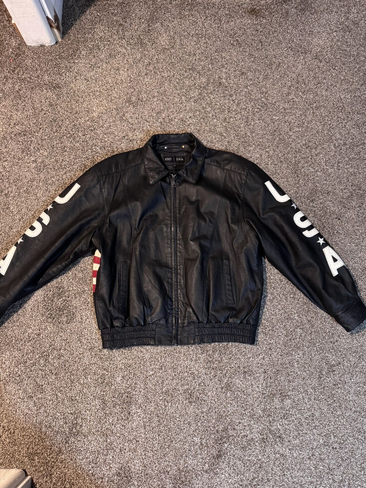Vintage Vintage leather jacket Size US L / EU 52-54 / 3 - 1 Thumbnail