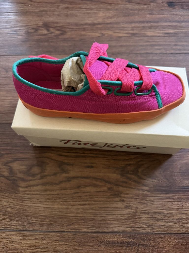 Other Vintage Pure Juice Violet/Orange Canvas Sneakers Size 6.5 Size US 6.5 / IT 36.5 - 1 Thumbnail