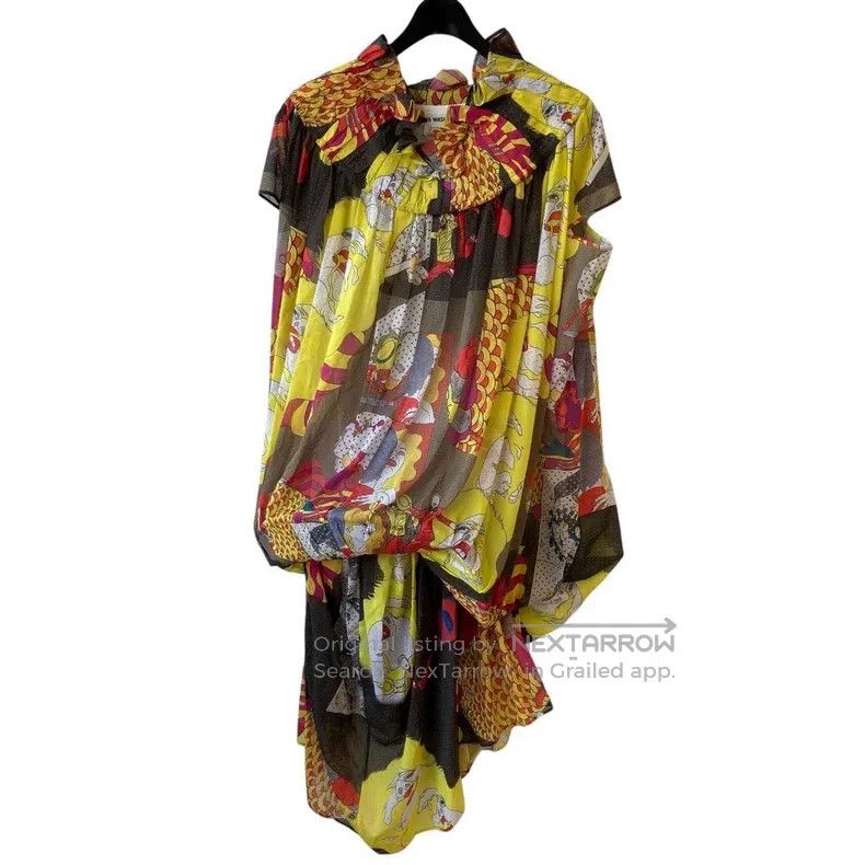 Junya Watanabe Junya Watanabe Monk Robe Printed Dress Size S / US 4 / IT 40 - 2 Thumbnail