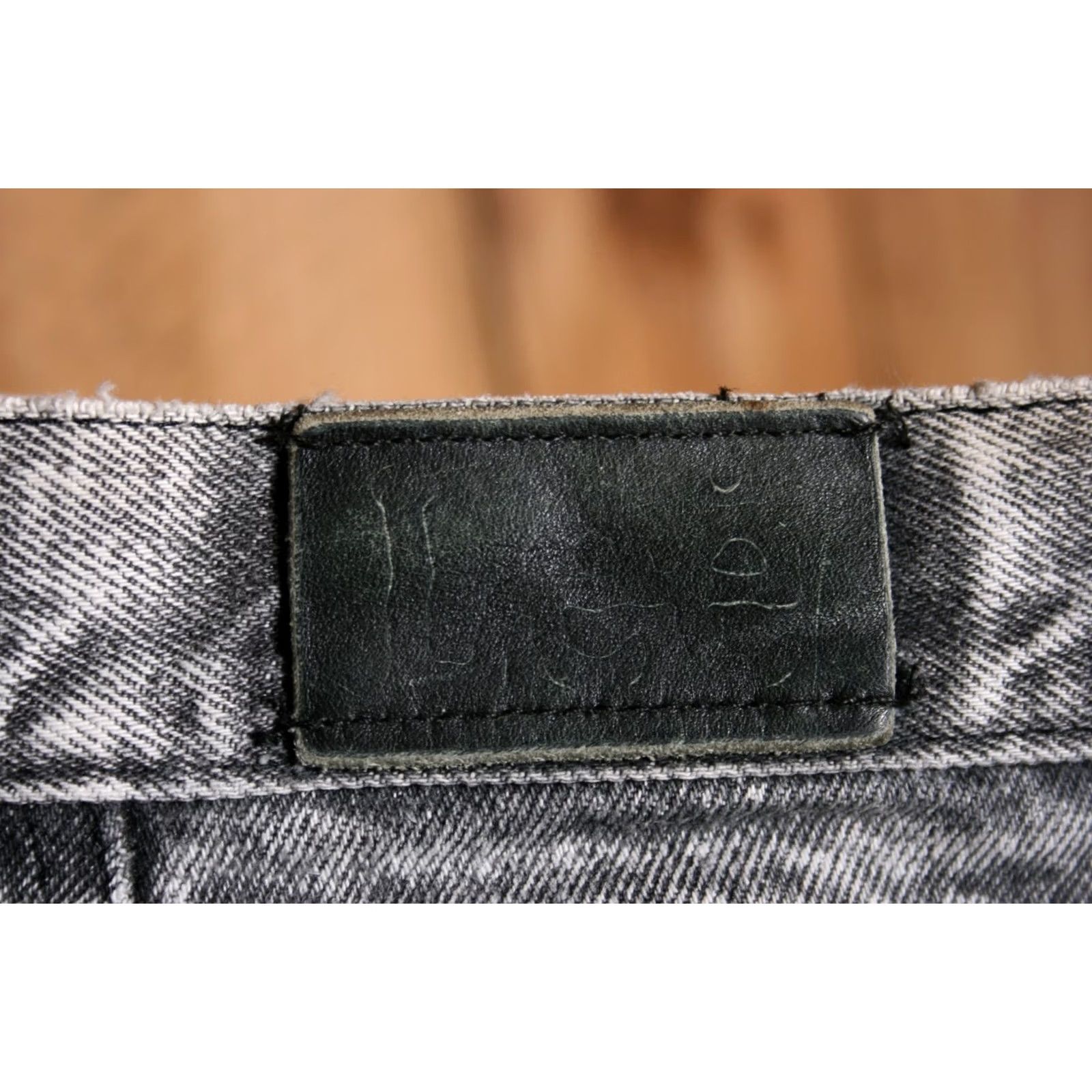 Lee VINTAGE LEE Jeans Women's 26x31 Black Acid Wash High Rise Tapered Leg Modern Classic Vintage Lee Size 26" / US 2 / IT 38 - 6 Thumbnail