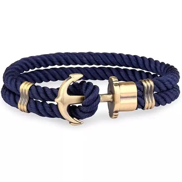Jewelry Men Anchor Bracelet Size ONE SIZE - 1 Thumbnail