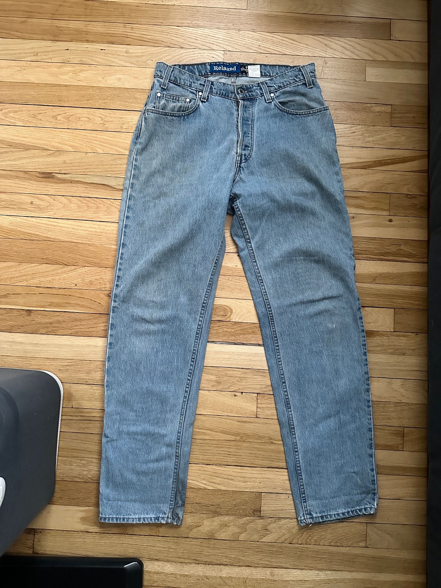 Levi's Vintage 90's Silvertab Levi's Relaxed Blue Label USA 33x34 Size US 33 - 1 Thumbnail