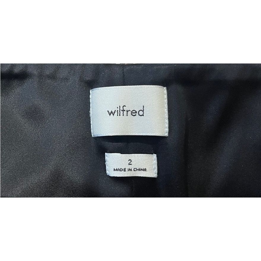 Aritzia NWT Wilfred Aritzia Desertland Black Satin Mini Skirt Size 2 Size 26" / US 2 / IT 38 - 10 Thumbnail