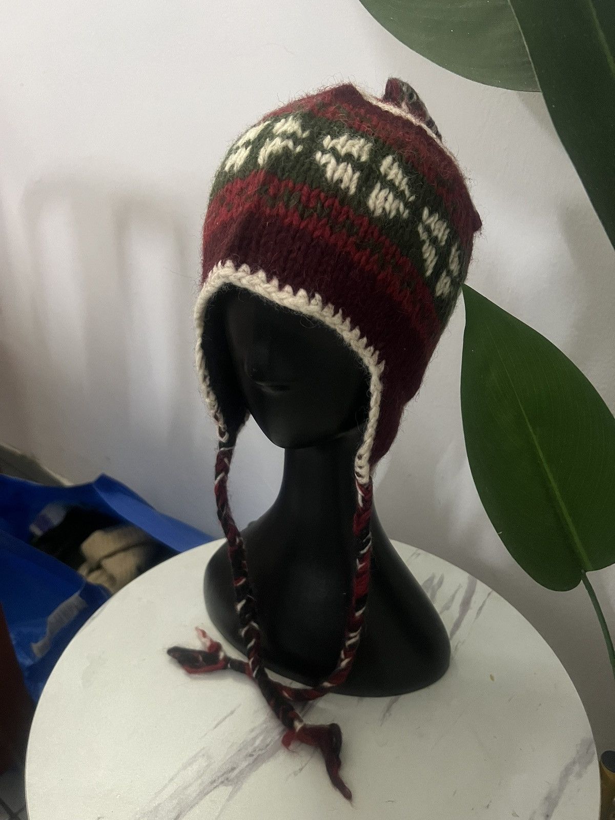 Vintage VINTAGE EAR FLAT NAVAJO WOOL BEANIE HAT Size ONE SIZE - 3 Thumbnail