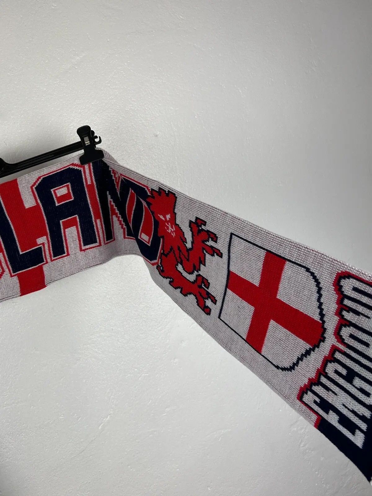 Vintage 90s Vintage England Football Team Fanwear Scarf Muffler Size ONE SIZE - 5 Thumbnail
