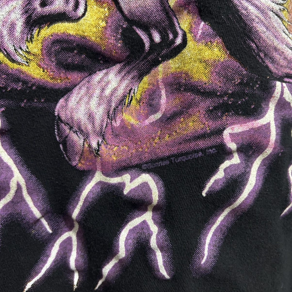 Vintage AMERICAN THUNDER UNICORN SHIRT 1990’s Size US XL / EU 56 / 4 - 2 Thumbnail