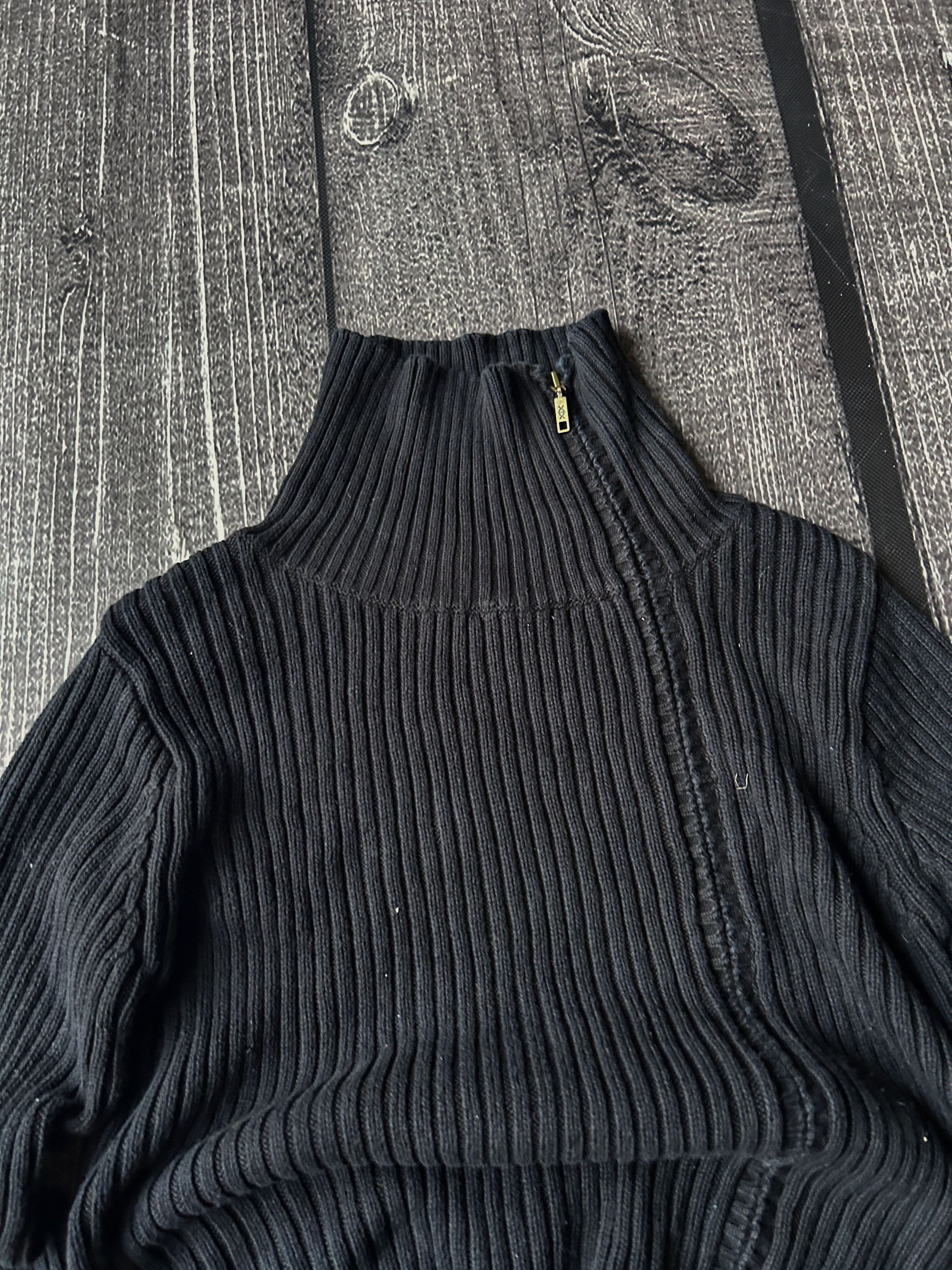 Japanese Brand VTG Rick Owens Style Non-Symmetrical ZIP Sweater Hoodie 90s Size US S / EU 44-46 / 1 - 4 Thumbnail