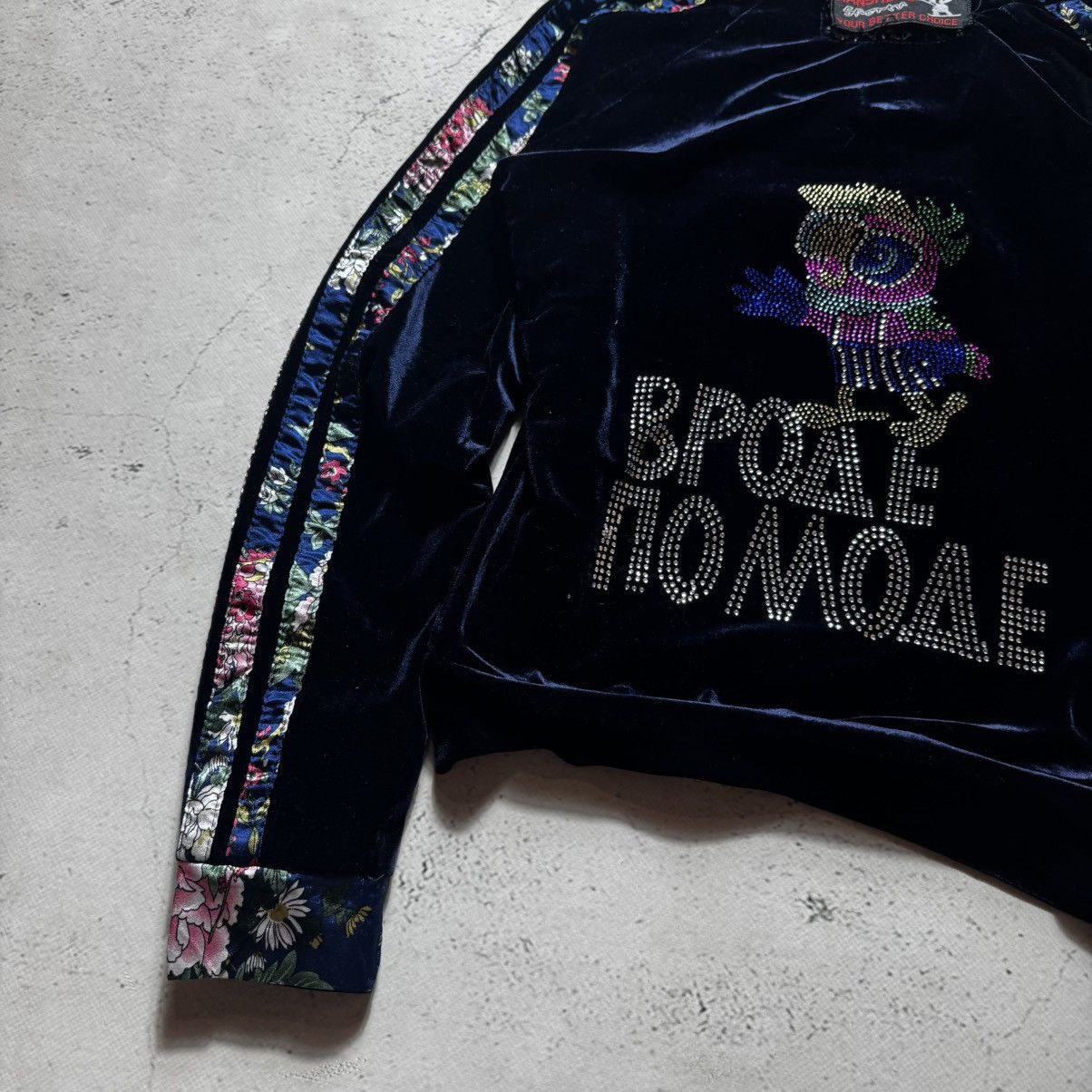 Denis Simachev y2k velour flowers zip hoodie denis simachev with big logo Size M / US 6-8 / IT 42-44 - 3 Thumbnail