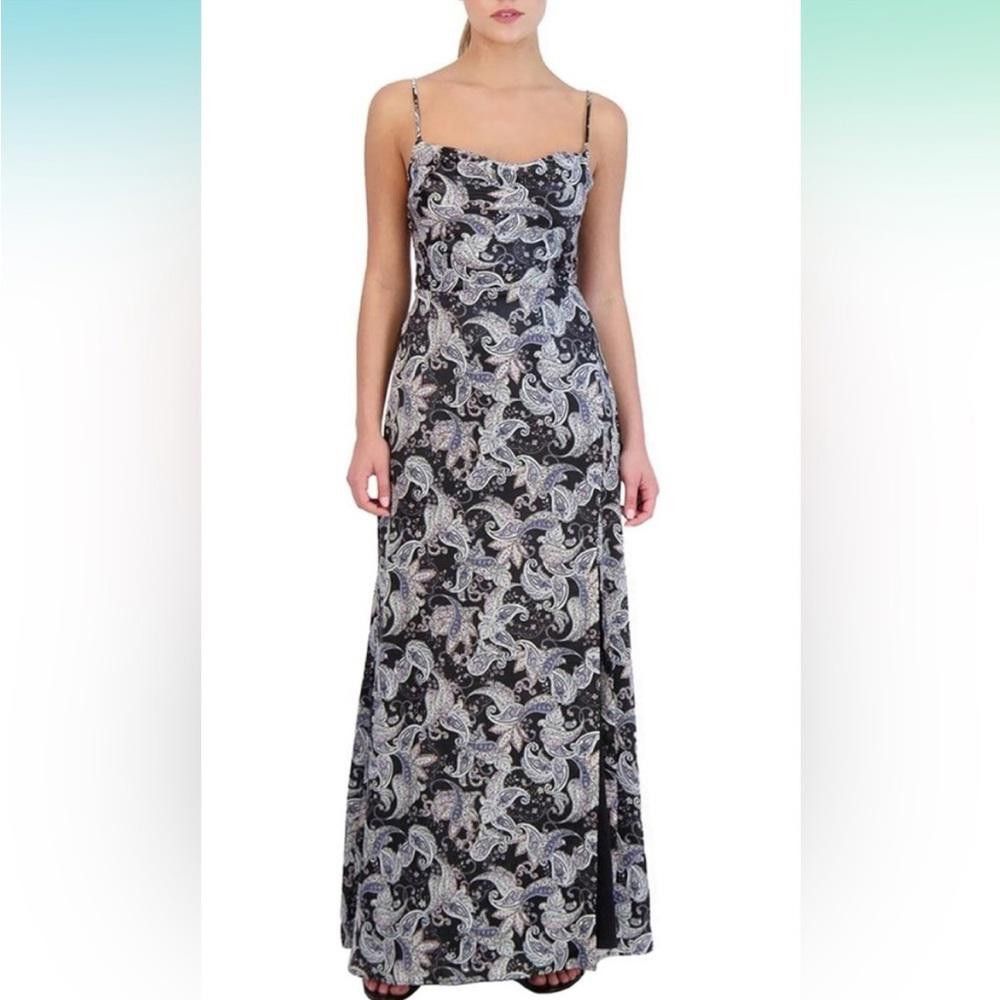 Designer Laundry By Shelli Segal l Paisley Maxi Dress 2 Size XS / US 0-2 / IT 36-38 - 10 Thumbnail