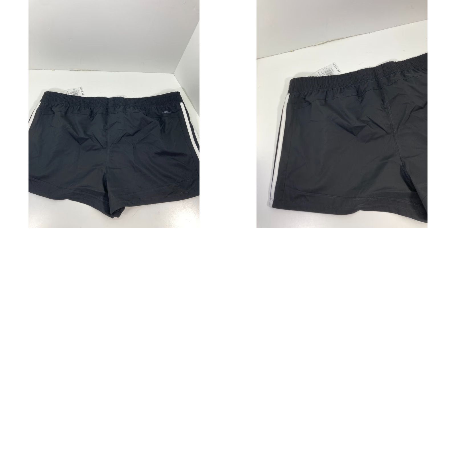 Adidas Adidas Pacer 3 Stripe Woven Shorts Womens 2XL Black Sport Gym Training NWT Size 28" / US 6 / IT 42 - 9 Thumbnail