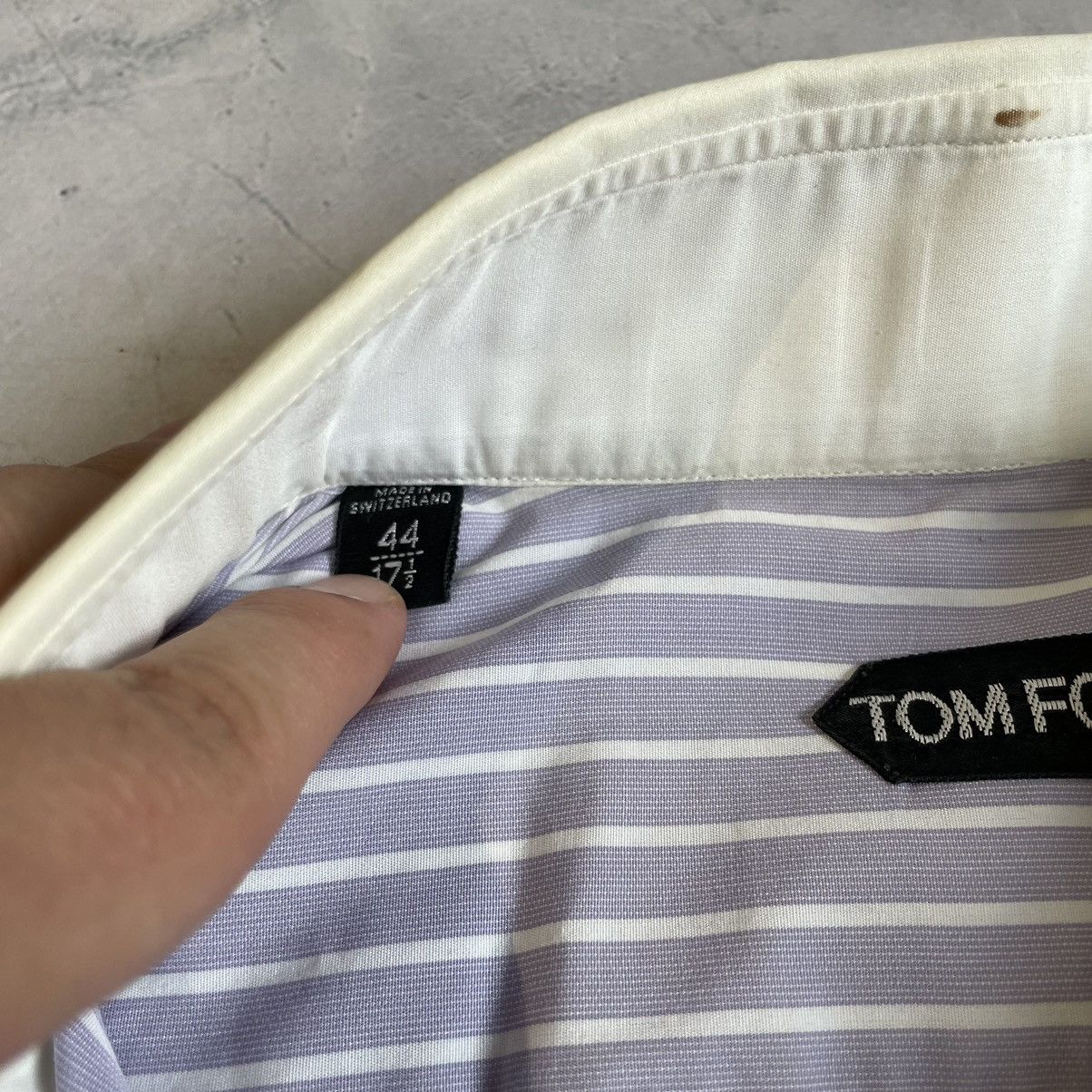 Tom Ford Tom Ford F/W 2008 Lilac Shirt Size US XL / EU 56 / 4 - 3 Thumbnail
