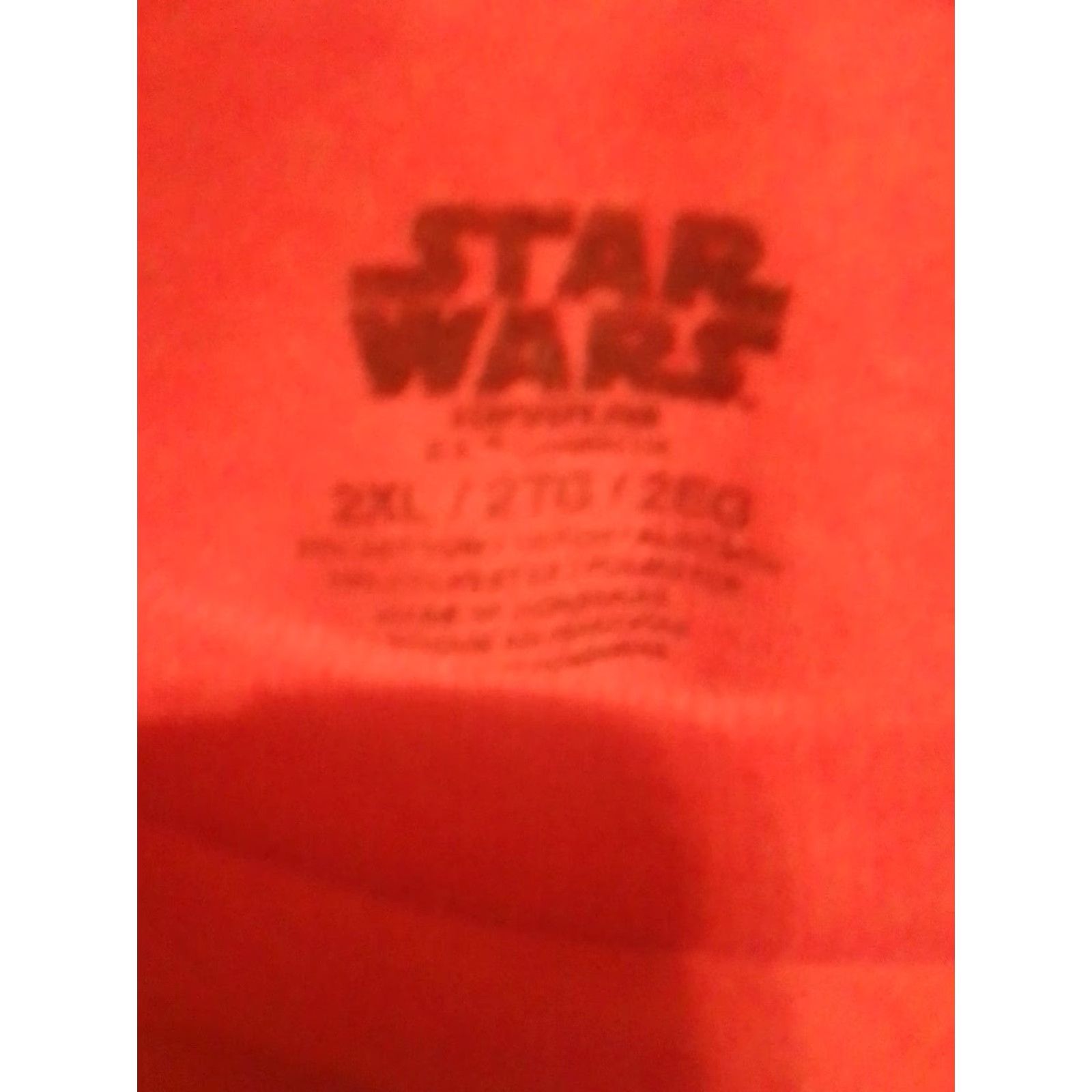 Star Wars STAR WARS THE LAST JEDI T-SHIRT Red 2XL Short Sleeve Cotton Mens Size US XXL / EU 58 / 5 - 4 Thumbnail