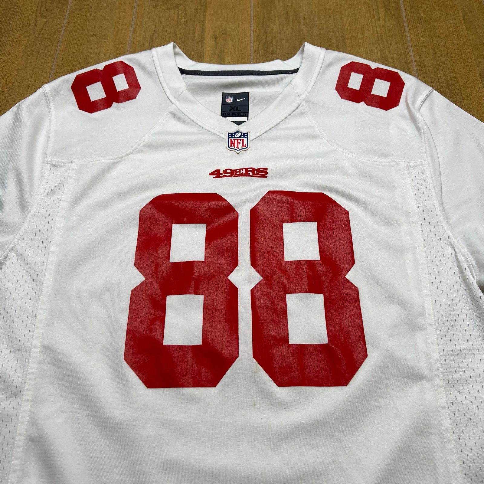 Nike Nike San Francisco 49ers #88 Lido Bay On Field NFL Jersey XL Size US XL / EU 56 / 4 - 2 Thumbnail