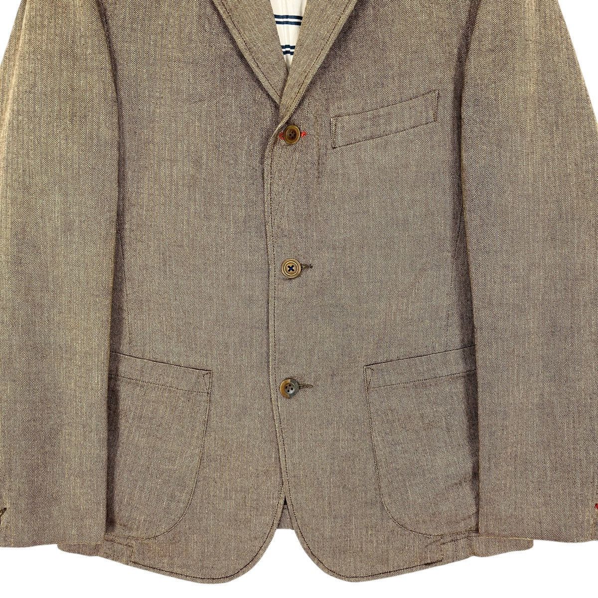 45rpm × Designer × Japanese Brand 45RPM Herringbone Tweed Blazer Jacket Size L / US 10 / IT 46 - 3 Thumbnail