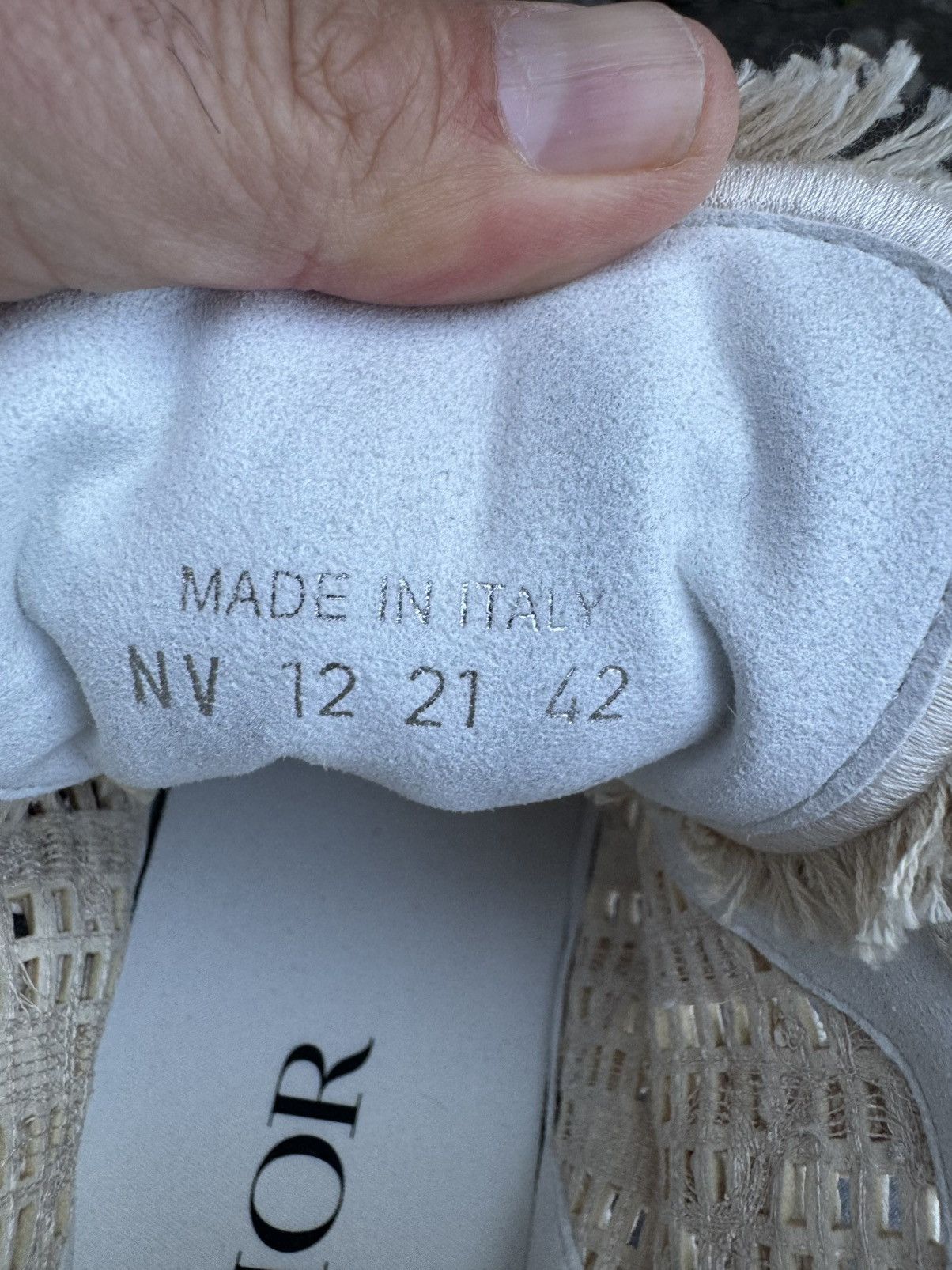 Dior DIOR B23 macrame marked size 42 see all photos and descripti Size US 9 / EU 42 - 10 Thumbnail