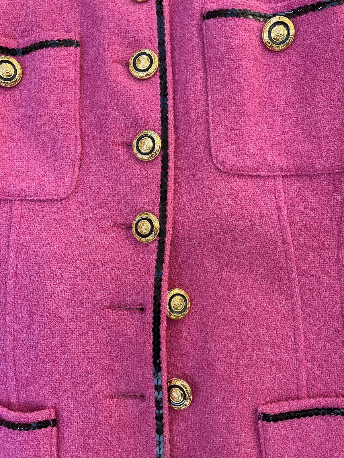 Vintage Pink vintage wool blazer jacket Size XL / US 12-14 / IT 48-50 - 8 Thumbnail