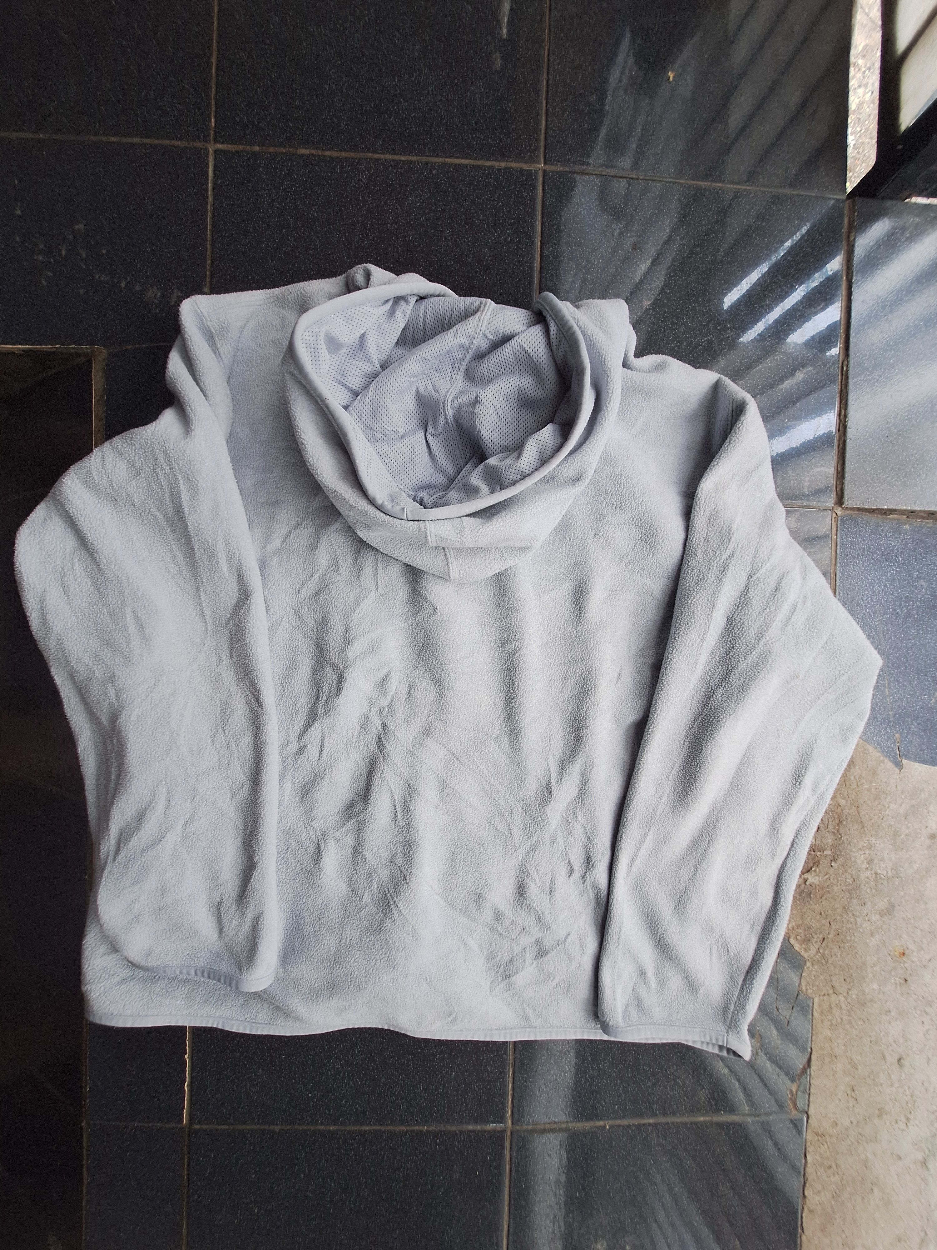 Adidas × Vintage Vintage 90s Adidas Logo Distressed Hoodie Sweatshirt Blue Size US M / EU 48-50 / 2 - 2 Thumbnail