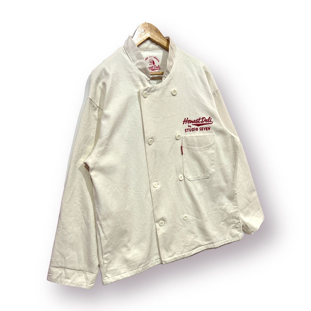 GU 🔥 HONEST DELI by. STUDIO SEVEN HICKORY NAPOLEON JACKET Size US L / EU 52-54 / 3 - 4 Thumbnail