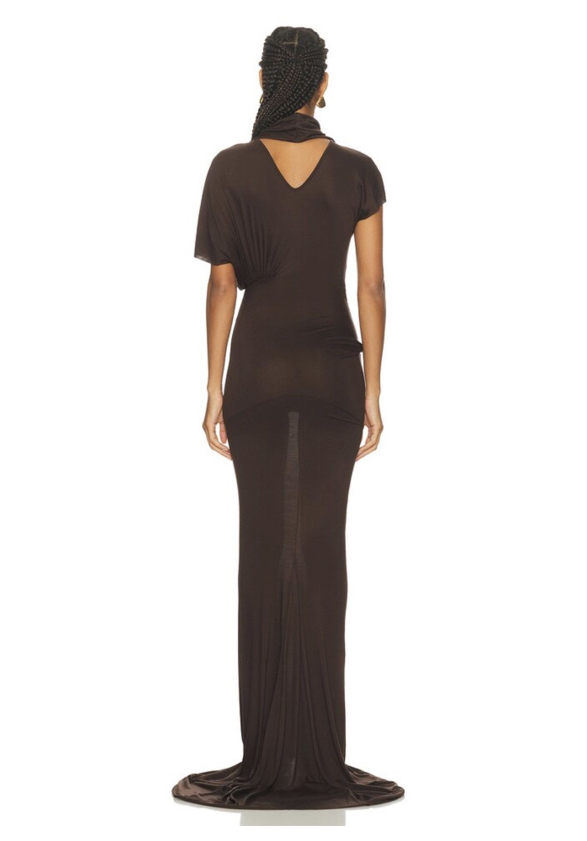 Rick Owens Lilies Rick Owens Lilies Lilith Gown in Raisin Size 2 Made in Italy Size S / US 4 / IT 40 - 3 Thumbnail
